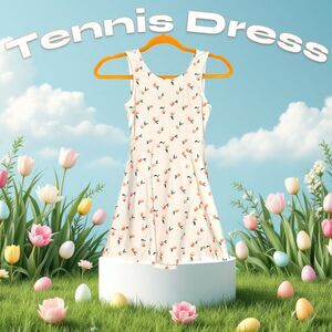 SweetHoney Girl's Peaches Tennis Dress 12Y